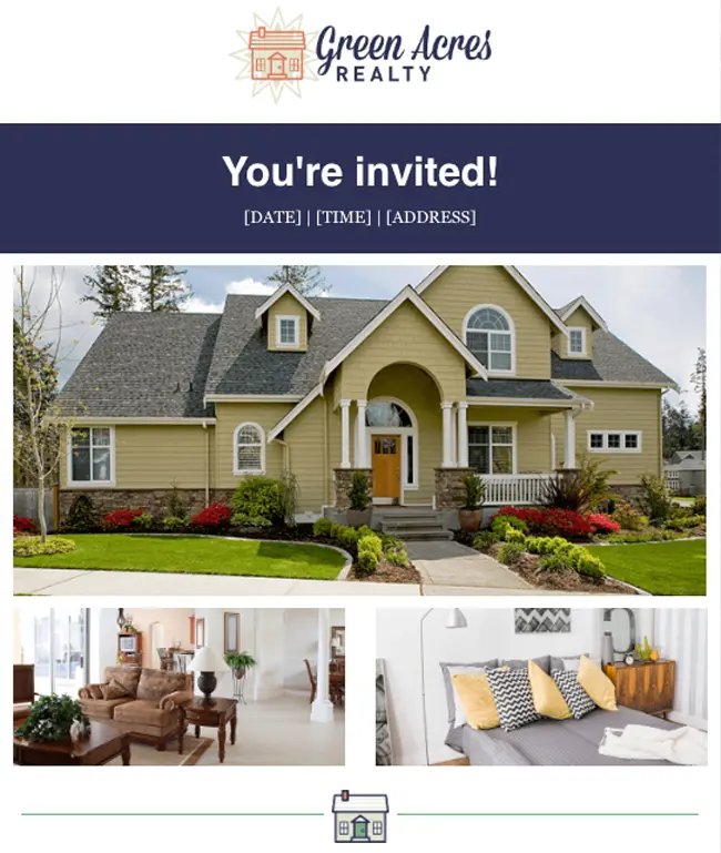 Email Template - Real Estate Open House - 650
