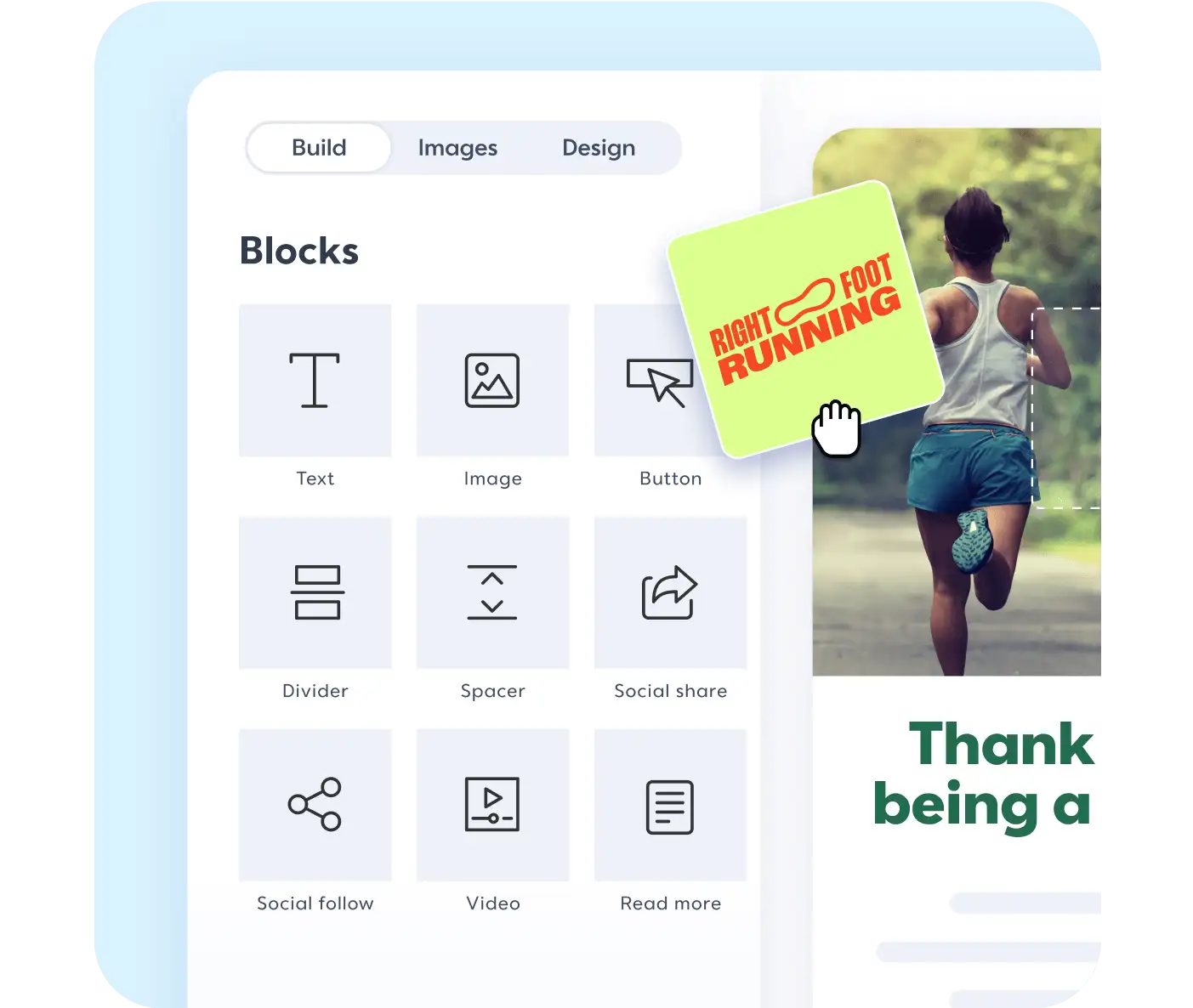 UI marketing email builder