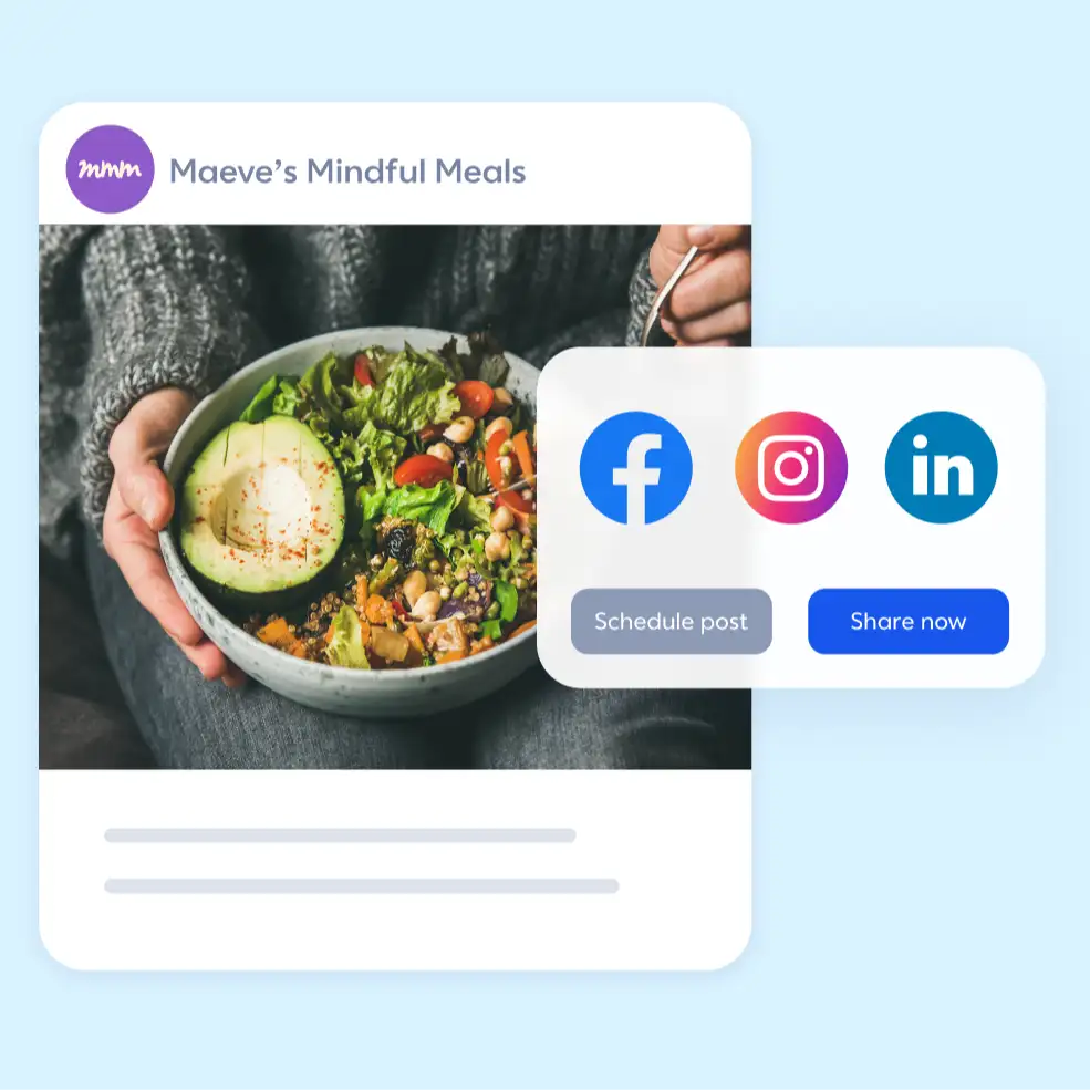 Simplified social posting