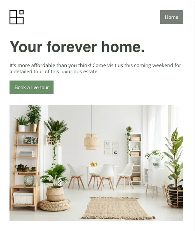 Email Template - Real Estate Newsletter - 650