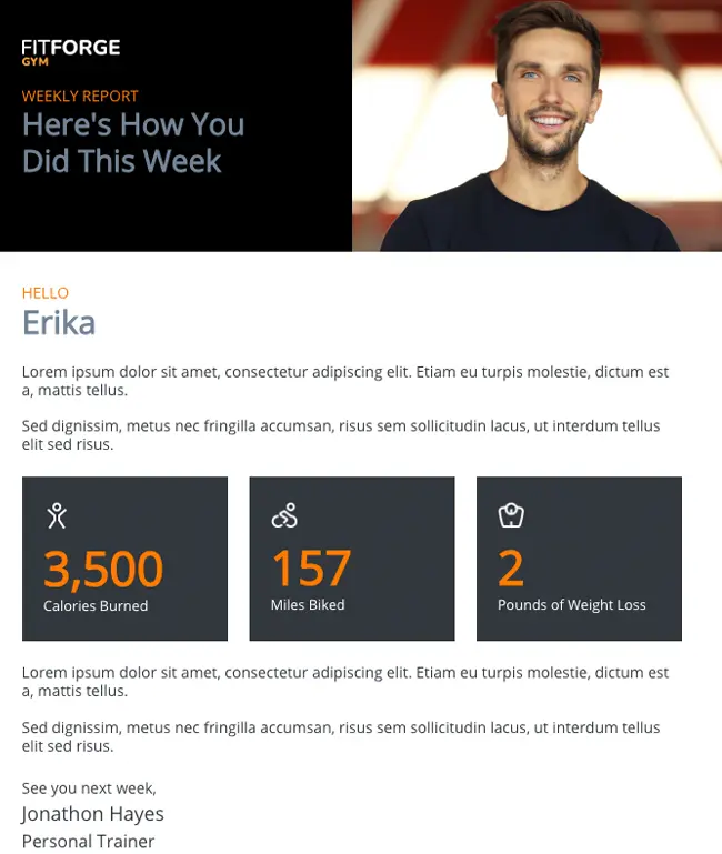 Email Template - Health Wellness Newseltter - 650