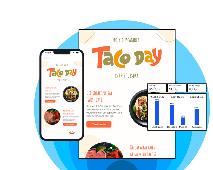 Email Marketing Taco template