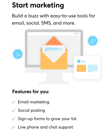 Illustration of an email opening