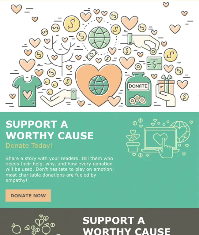 Email Template - Nonprofit fundraiser - 650
