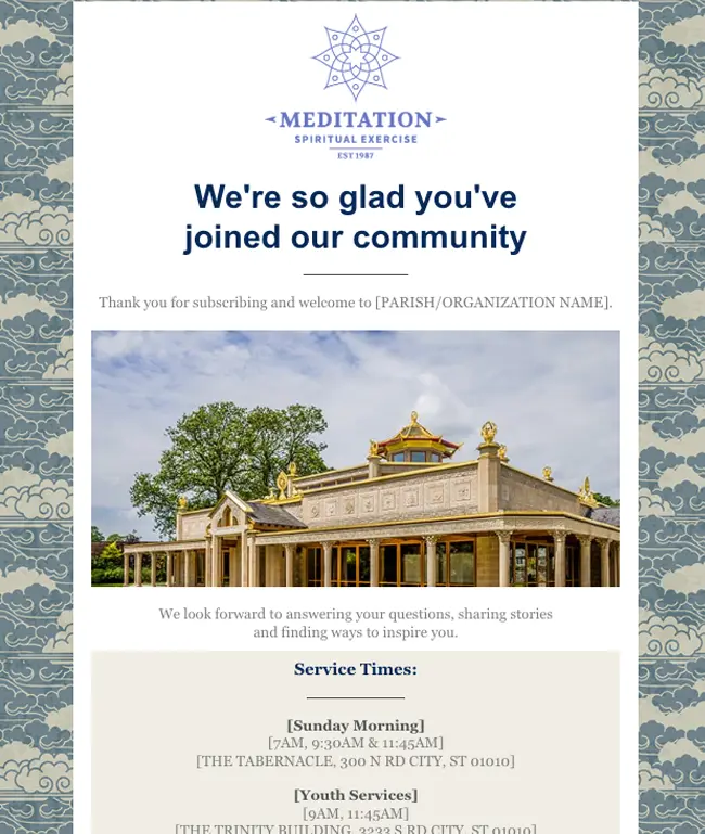 Email Template - Welcome Template 3 - 650 width