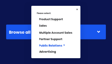 Dynamic Feature Block - Dropdown