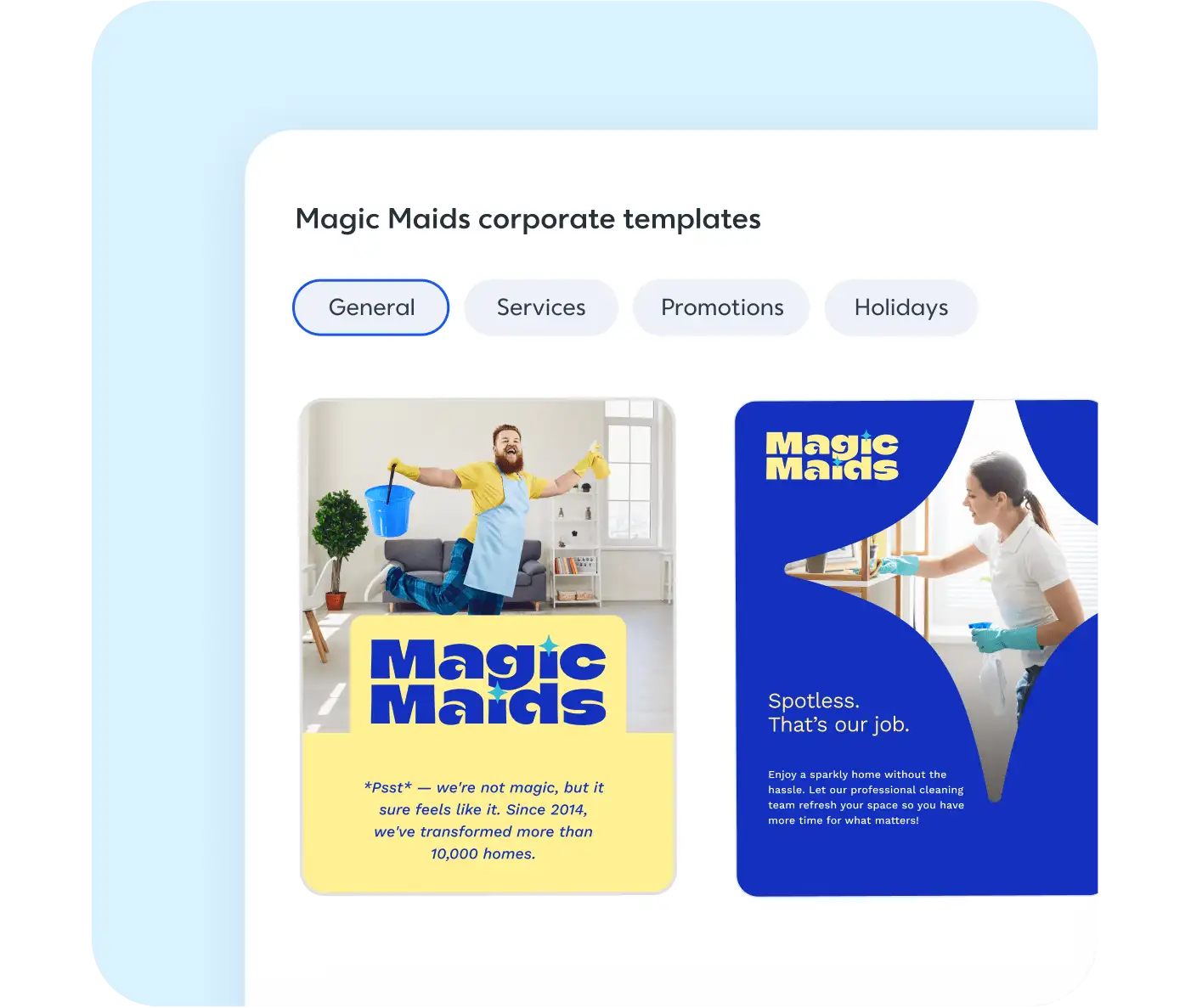 Full marketing freedom for franchisees.