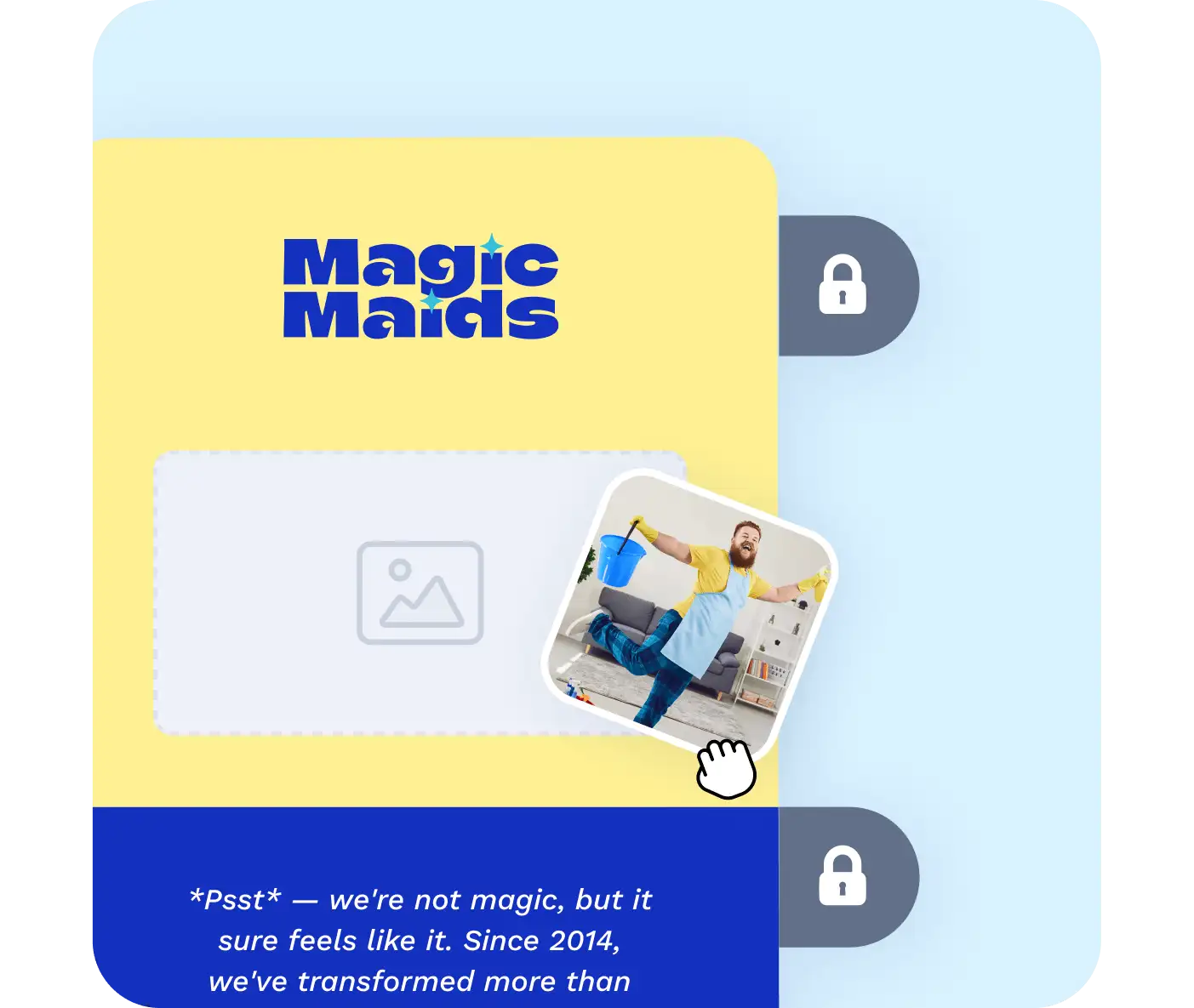 Magic Maids example email