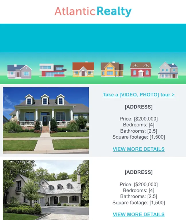 Email Template - Real Estate Newsletter - 650