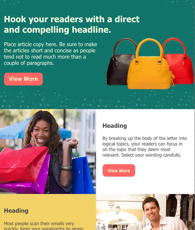 Email Template - Image Heavy Newsletter - 650