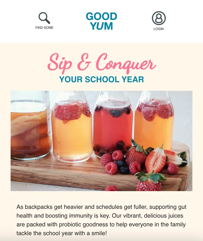 Email Template - Back to School Seasonal - 650 width