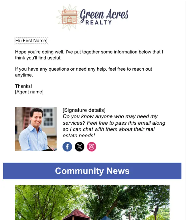 Email Template - Real Estate Newsletter 2 - 650