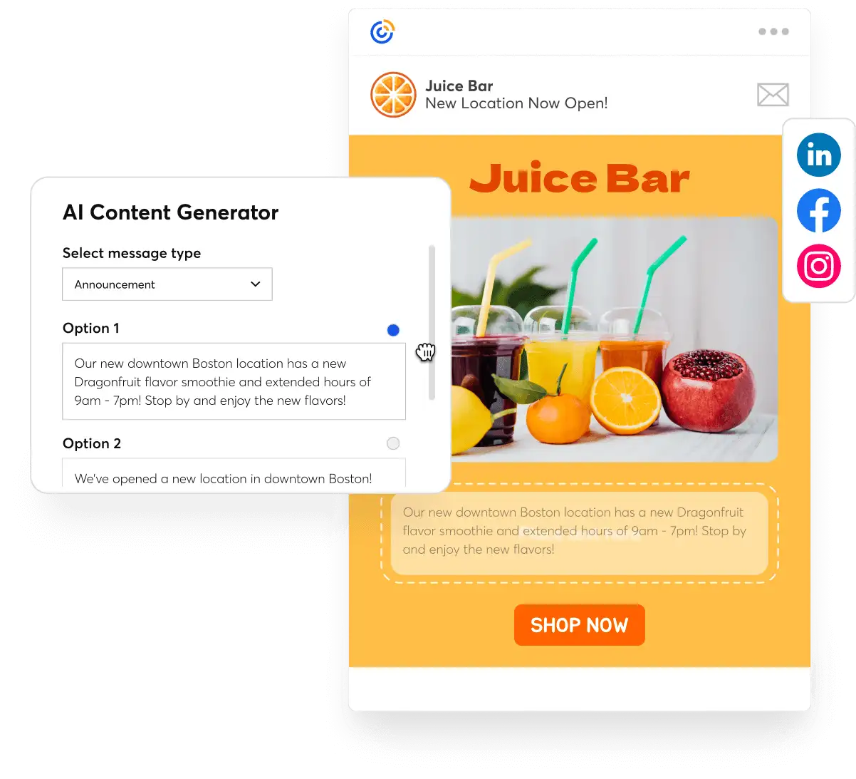 Engage customers & build relationships