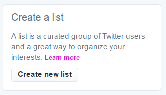 How to Create Twitter Lists Step 2