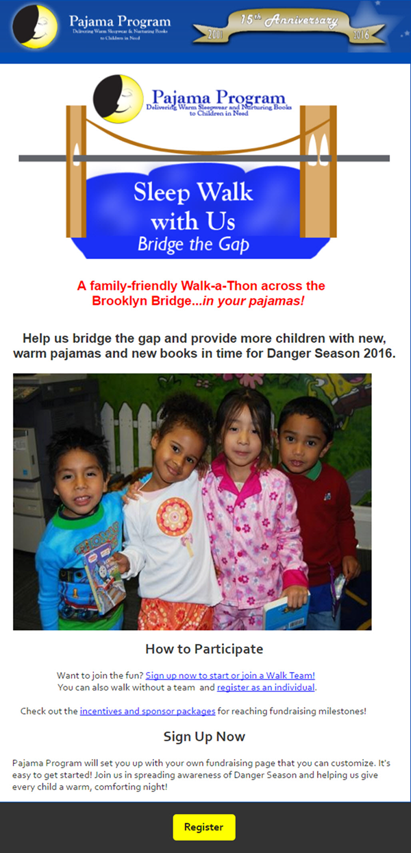 Nonprofit fundraiser example 2