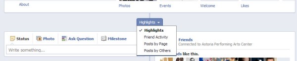 timeline-view-posts Timeline view posts options