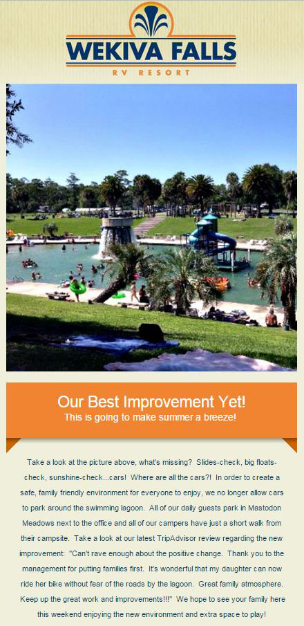 Big News - Wekiva Falls Resort