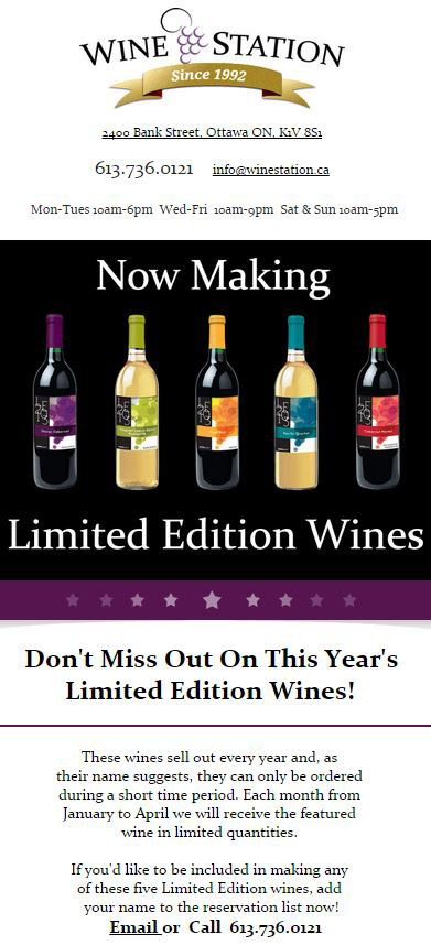 Product Announcement - Wine Station