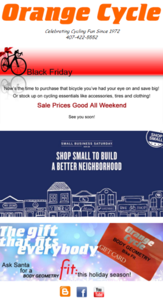 6 weekend sale email campaign example