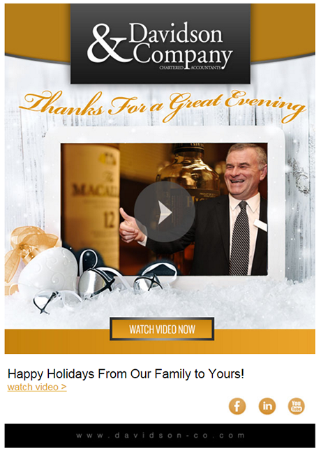 thank you video email example