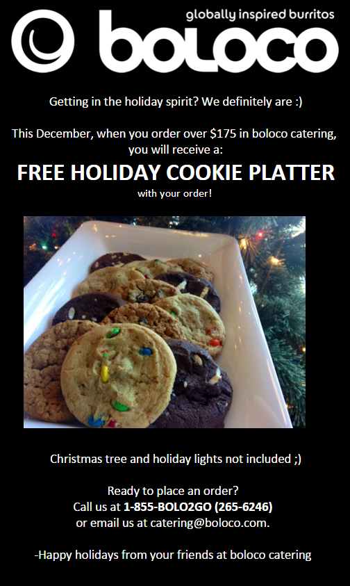 23 monthly specials email example
