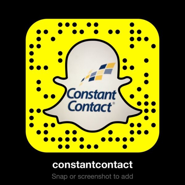 constant contact snapchat image