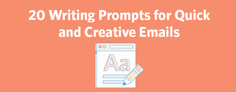 Email writing prompts ft image