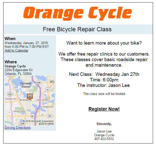 orange cycle how to tutorial
