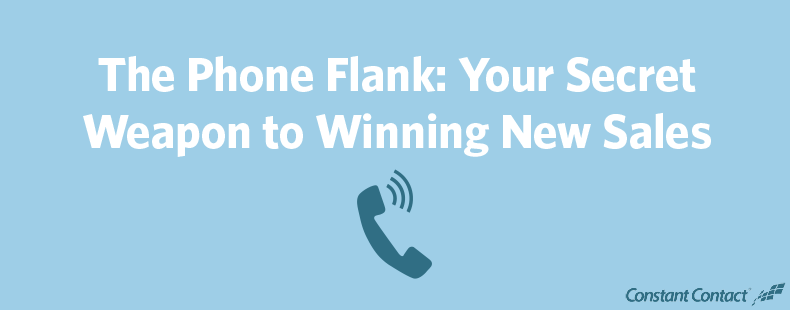 use phone flank for sales constant contact image