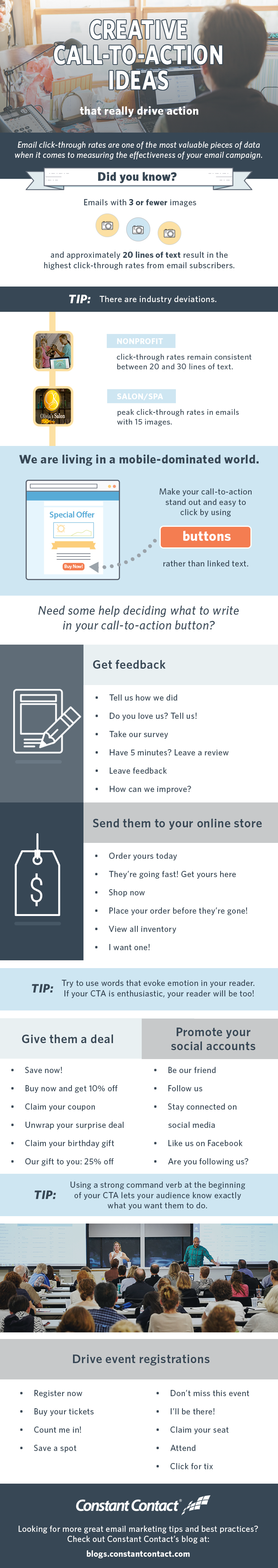 Call to Action Ideas Infographic