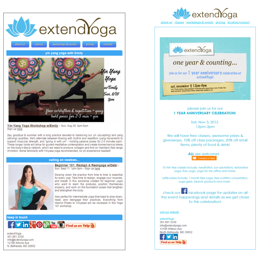Commemorate Example Side by Side
