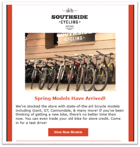 Email marketing campaign body