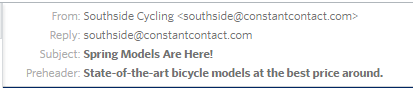 email marketing campaign header