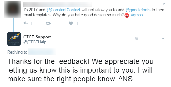 Twitter for customer service 2