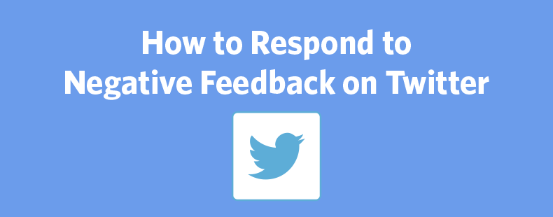 negative feedback on Twitter ft image