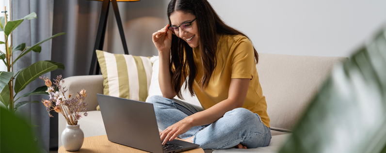 woman working on growing her email list