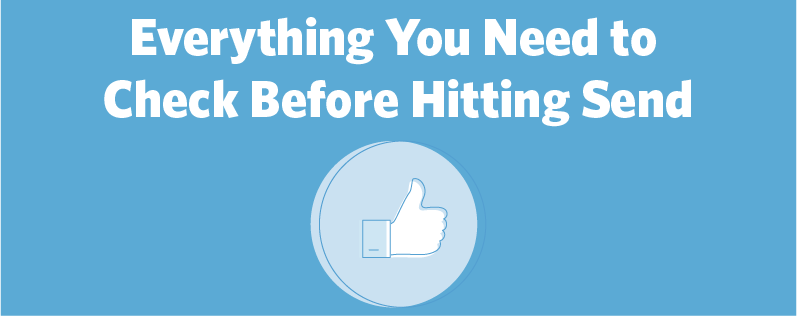 3 Things to Double-Check Before You Hit Send on That Email