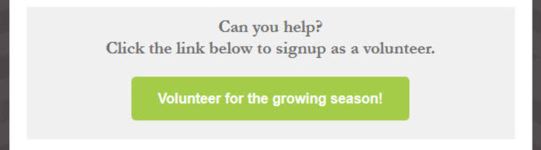 nonprofit email design Call to Action Example