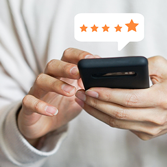 asking for reviews