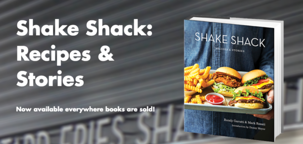 Book example: Shake Shack's Recipe's & Stories