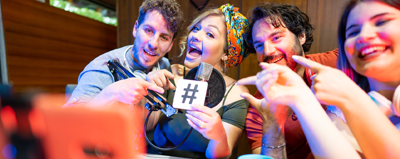 Blog header event hashtag