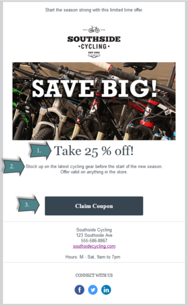 example of email marketing