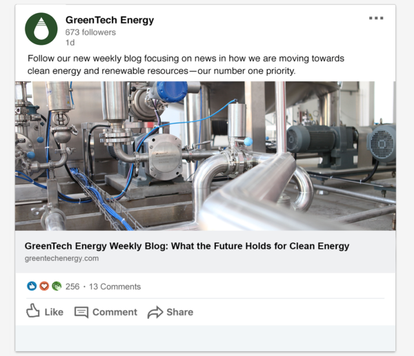 Social media marketing for manufacturers - LinkedIn