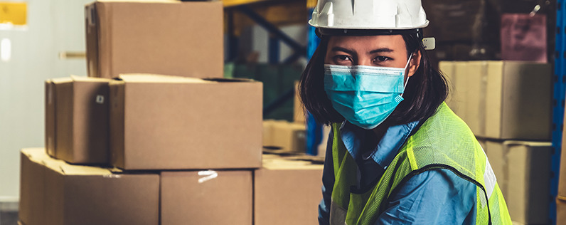 Blog header manufacturing website design