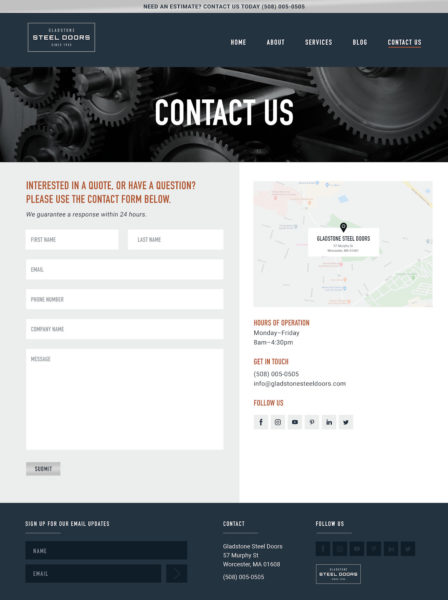 Contact Page Example