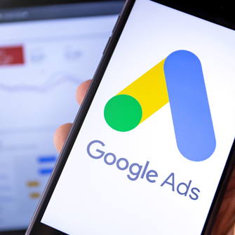 Google ads logo mobile phone