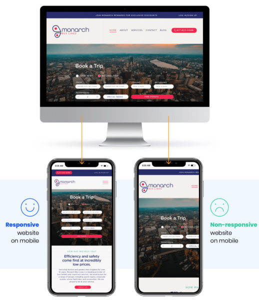 Marketing website for transportation and logistics