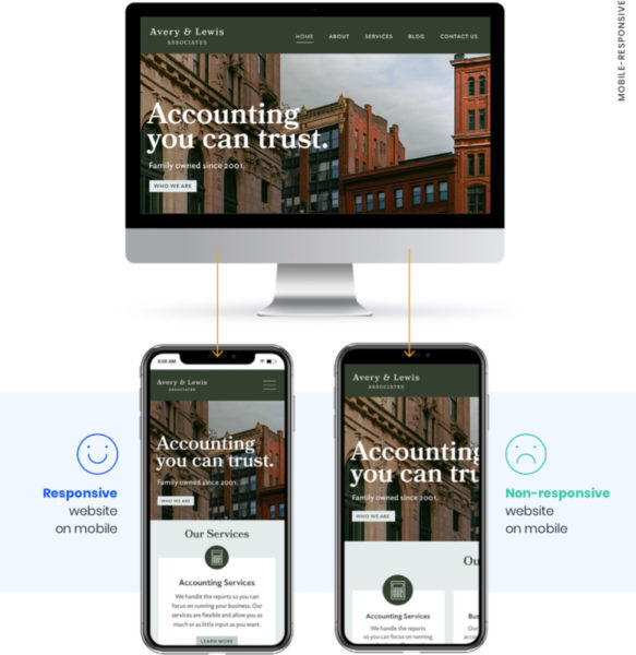 mobile-responsive lawyer website