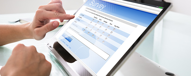 Blog header client satisfaction survey