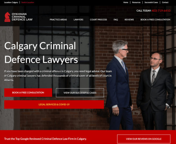 law firm website example